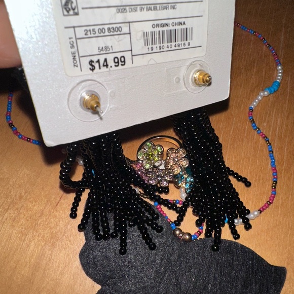 Colorful Beaded Butterfly Jewelry Set new without tag - Picture 10 of 11